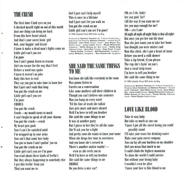 John Hiatt : Y'All Caught? - The Ones That Got Away 1979-1985 (CD, Comp, RE)