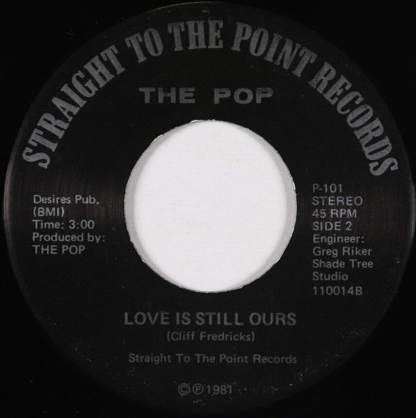 The Pop (2) : Wait A Minute (7", Single)