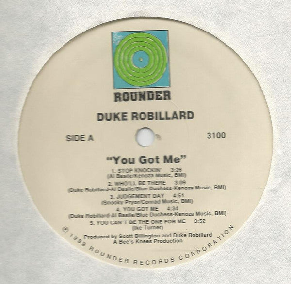 Duke Robillard With Dr. John, Ron Levy, The Pleasure Kings : You Got Me (LP)