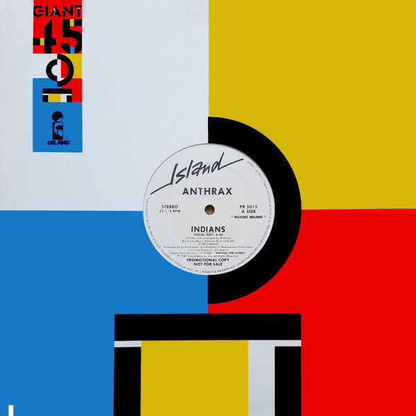 Anthrax : Indians (12", Promo)