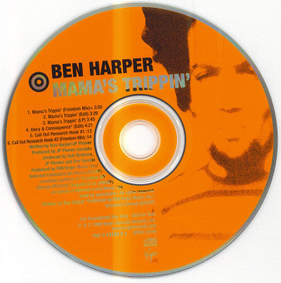 Ben Harper : Mama's Trippin (CD, Maxi, Promo)