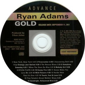 Ryan Adams : Gold (CD, Album, Promo)