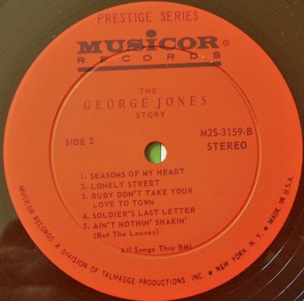 George Jones (2) : The George Jones Story (2xLP, Album, Ind)