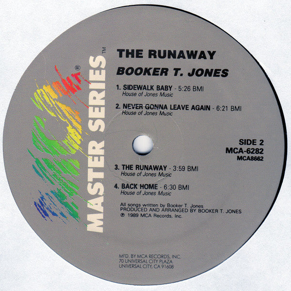 Booker T. Jones : The Runaway (LP, Album)