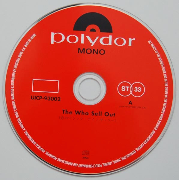 The Who : The Who Sell Out (CD, Album, Mono, RE, RM)