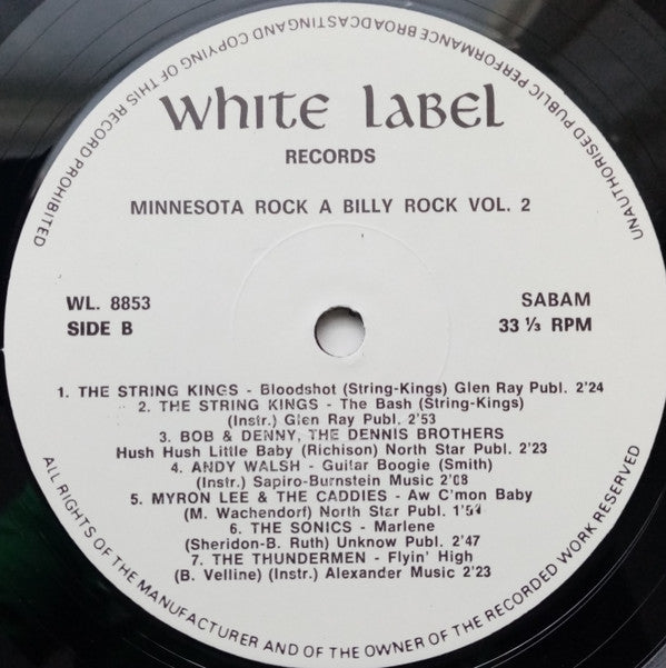 Various : Minnesota Rock-A-Billy-Rock Vol.2 (LP, Comp)