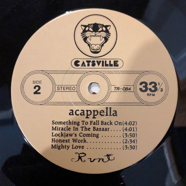 Runt : Acappella (LP, Album, Unofficial)