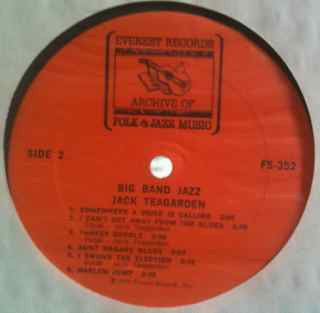 Jack Teagarden : Big Band Jazz (LP, Album)