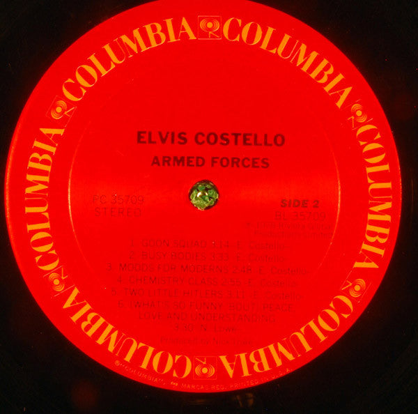 Elvis Costello & The Attractions : Armed Forces (LP, Album, RE, Ter)