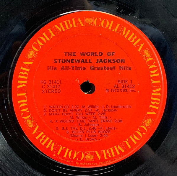 Stonewall Jackson : The World Of Stonewall Jackson - His All-Time Greatest Hits (2xLP, Comp, Ter)