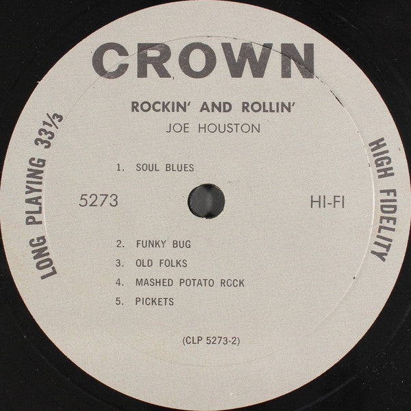 Joe Houston : Rockin And Rollin (LP, Mono)
