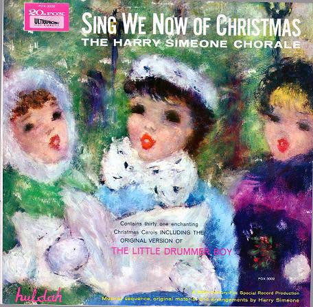 The Harry Simeone Chorale : Sing We Now Of Christmas (LP, Mono)
