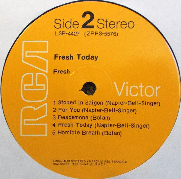 Fresh (12) : Fresh Today (LP, Album, Ind)