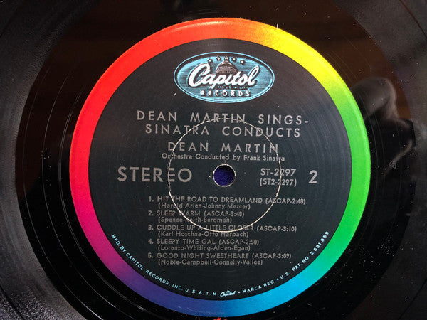 Dean Martin, Frank Sinatra : Dean Martin Sings Frank Sinatra Conducts (LP, Album, Scr)