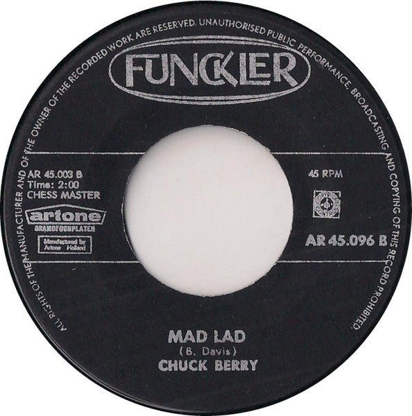 Chuck Berry : I Got To Find My Baby / Mad Lad (7", Single)