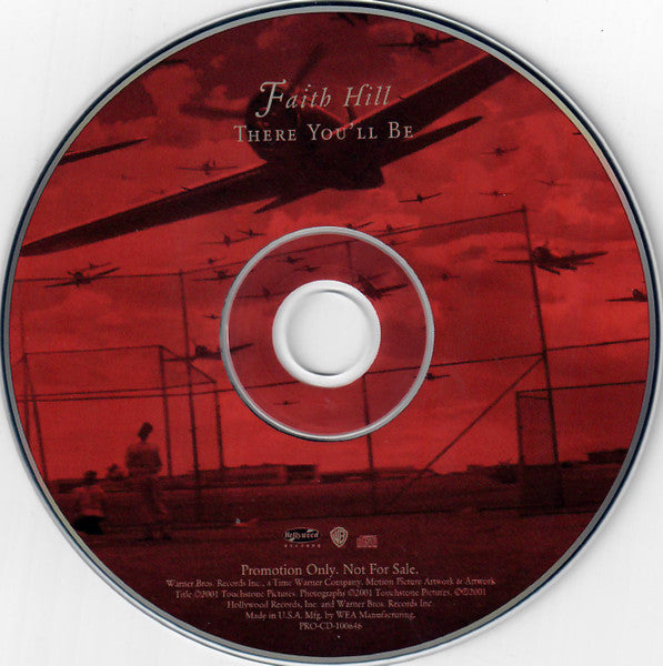 Faith Hill : There You'll Be (CD, Single, Promo)