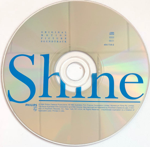 Various : Shine (Original Motion Picture Soundtrack) (CD, Album)