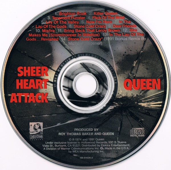 Queen : Sheer Heart Attack (CD, Album, RE, RM, Lon)