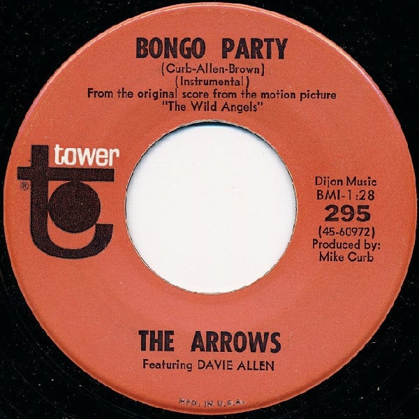 Davie Allan & The Arrows : Blue's Theme (7", Single, Scr)
