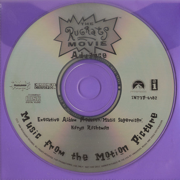 Various : Music From The Motion Picture The Rugrats Movie (CD, Comp, Promo)