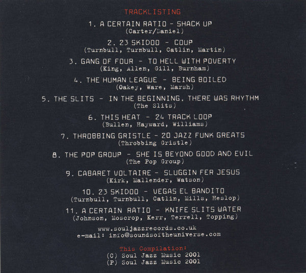 Various : In The Beginning There Was Rhythm (CD, Comp)