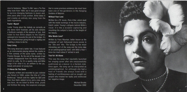 Billie Holiday : The Billie Holiday Collection Volume 2 (CD, Comp)