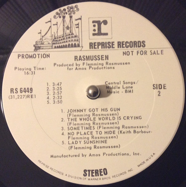 Flemming Rasmussen (3) : Rasmussen (LP, Album, Promo)