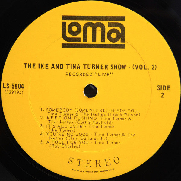 Ike & Tina Turner Revue : The Ike & Tina Turner Show - Vol. 2 (LP, Album, San)