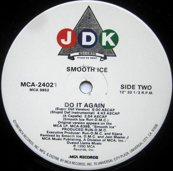 Smooth Ice : Do It Again (12", Single)