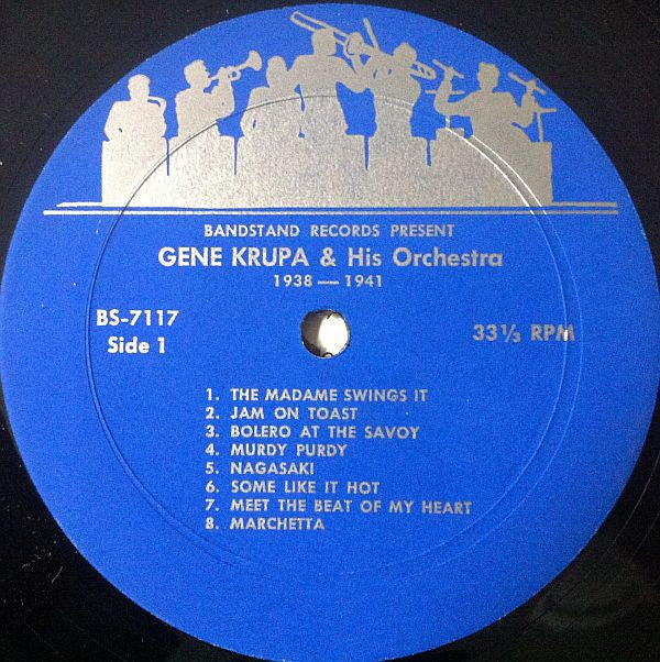 Gene Krupa And His Orchestra Featuring Irene Daye - Anita O'Day : Wire Brush Stomp (1938-1941) (LP, Comp)