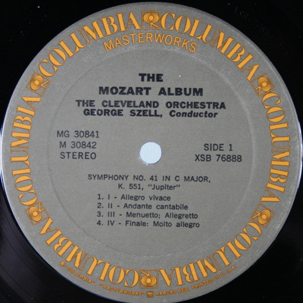 Wolfgang Amadeus Mozart, George Szell, The Cleveland Orchestra, Columbia Symphony Orchestra : The Mozart Album (2xLP, Comp, Gat)