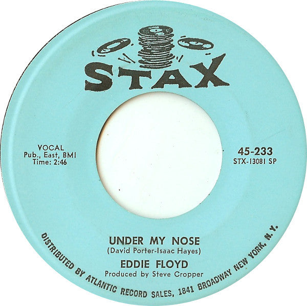 Eddie Floyd : On A Saturday Night / Under My Nose (7", Single)