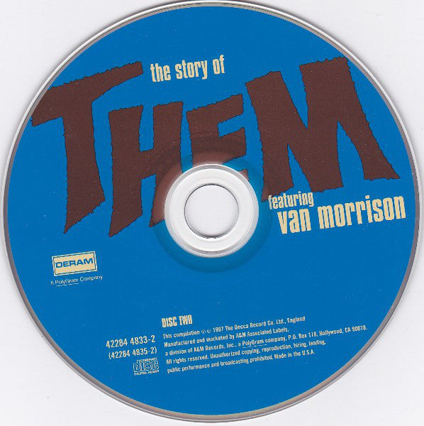 Them (3) Featuring Van Morrison : The Story Of Them Featuring Van Morrison (The Anthology 1964-1966) (2xCD, Comp, RM)
