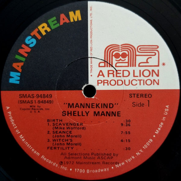Shelly Manne : Mannekind (LP, Album, Club, Gat)