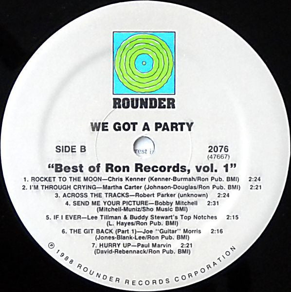 Various : We Got A Party! The Best Of Ron Records Volume 1 (LP, Comp)