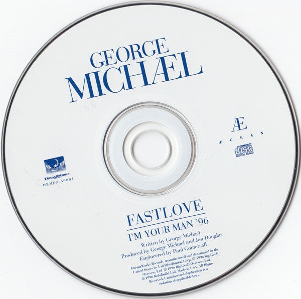 George Michael : Fastlove (CD, Single)