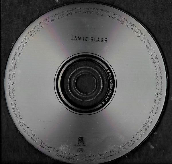 Jamie Blake : Jamie Blake (CD, Album)