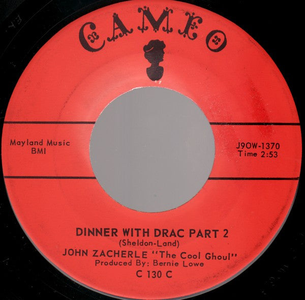 John Zacherle : Dinner With Drac (7", Single)