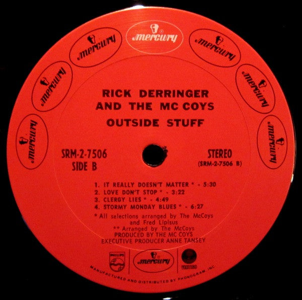 Rick Derringer And The McCoys : Outside Stuff (2xLP, Comp)