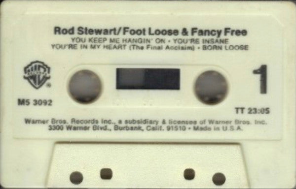 Rod Stewart : Foot Loose & Fancy Free (Cass, Album)