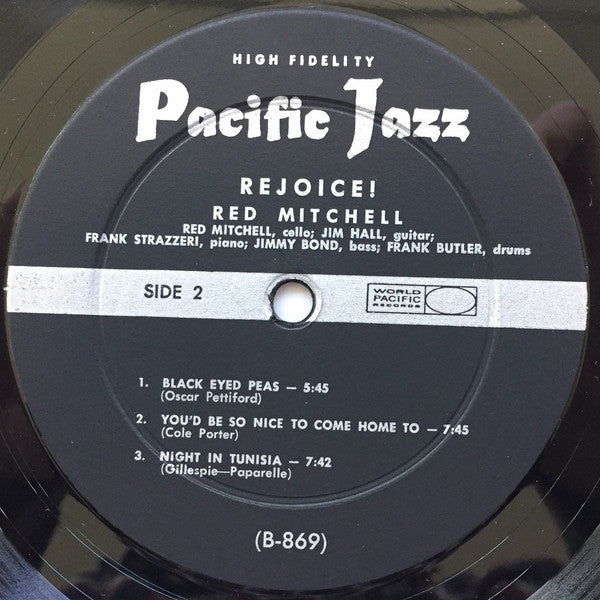 Red Mitchell : Rejoice! (LP, Album, Mono)