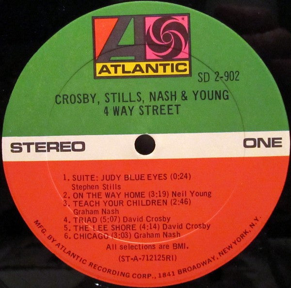 Crosby, Stills, Nash & Young : 4 Way Street (2xLP, Album, RI )