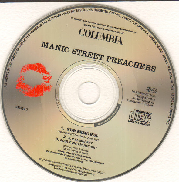 Manic Street Preachers : Stay Beautiful (CD, Single)