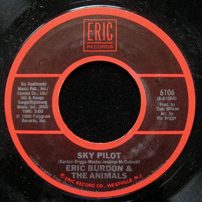Eric Burdon & The Animals : Sky Pilot (7")