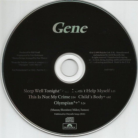Gene : Gene (CD, Promo, Smplr, Car)
