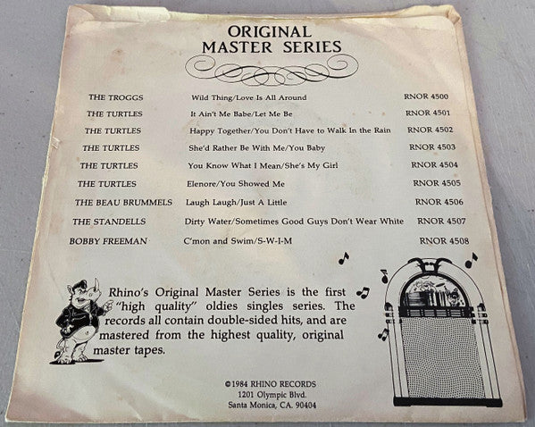 The Beau Brummels : Laugh Laugh / Just A Little (7", Single, RE)