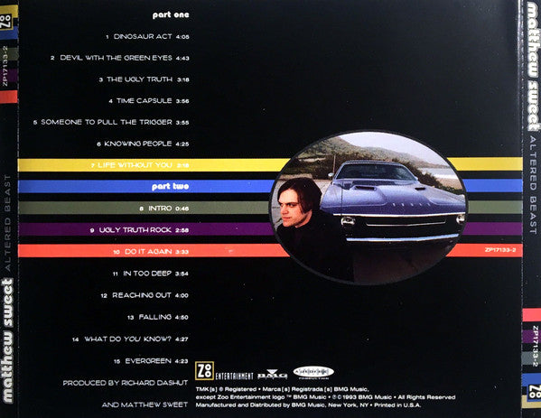 Matthew Sweet : Altered Beast (CD, Album, Promo)
