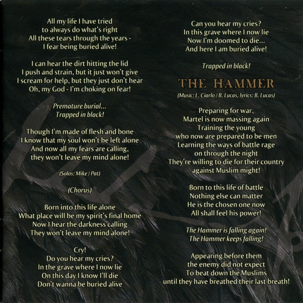 Attacker : Giants Of Canaan (CD, Album)