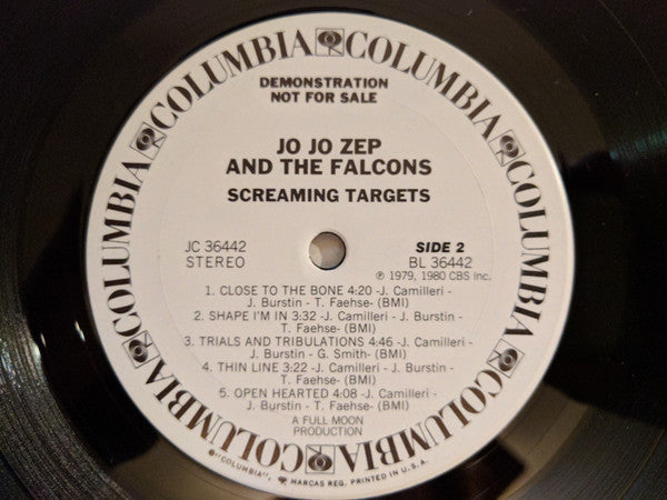 Jo Jo Zep and the Falcons : Screaming Targets (LP, Album, Promo)