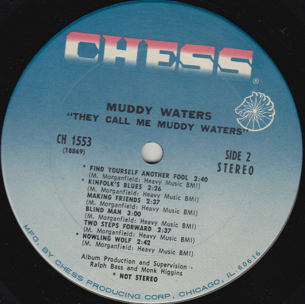 Muddy Waters : They Call Me Muddy Waters (LP, Comp, Mono)